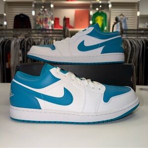 Air Jordan 1 Low 'Aquatone' - LIGHTLY WORN WITH BOX